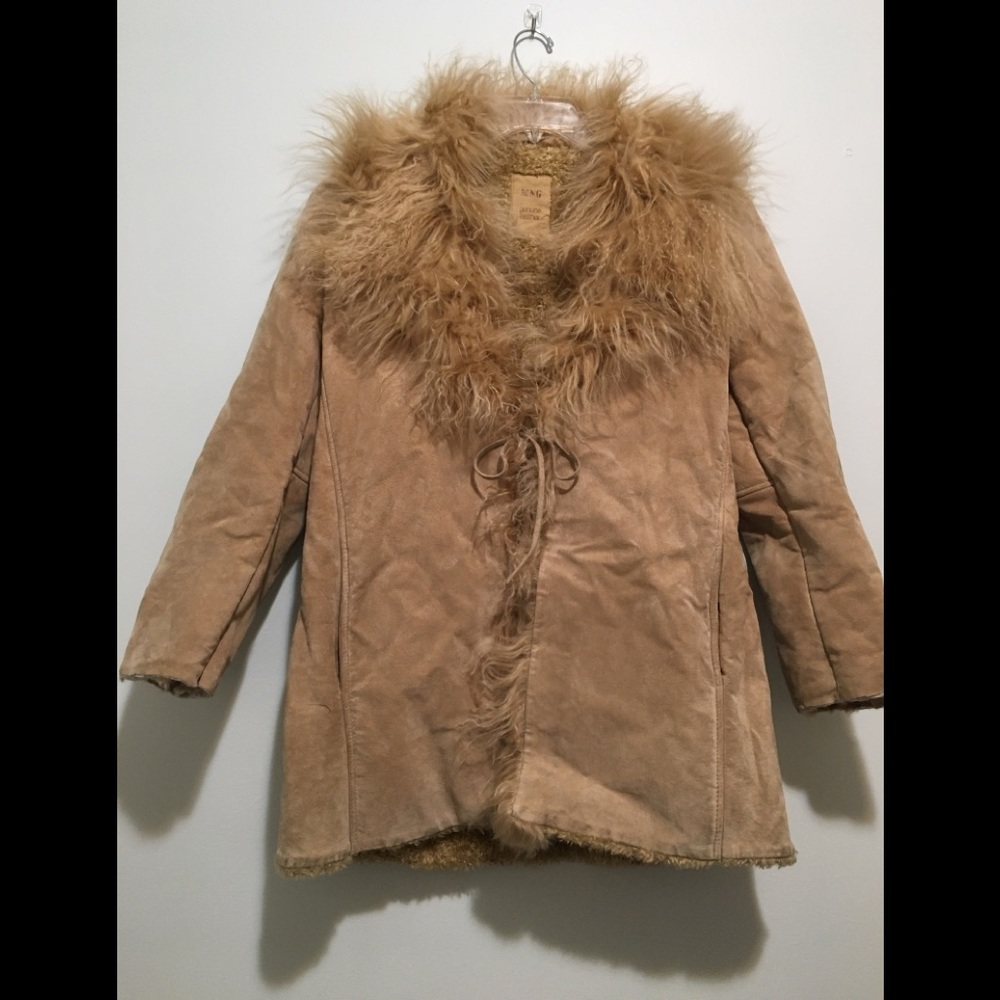 MNG 90’s Vintage Penny Lane Style Leather Jacket